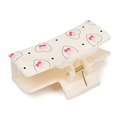 Plastic Printed Claw Hair Clips&nbsp;PHAR-K007-03B