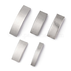 10Pcs 5 Style 304 Stainless Steel Slide Charms&nbsp;STAS-UN0031-32