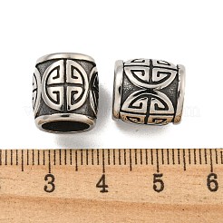 316 Surgical Stainless Steel European Beads&nbsp;STAS-Q326-01AS-06