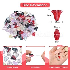 100Pcs Translucent Glass Beads&nbsp;GLAA-CJ0002-21