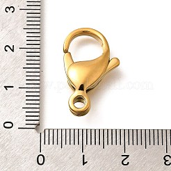 316 Stainless Steel Lobster Claw Clasps&nbsp;STAS-D288-09G