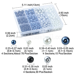 460Pcs 12 Style Glass Pearl Beads&nbsp;HY-FS0001-07