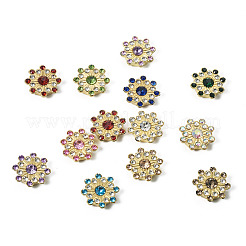 260Pcs 13 Style CCB Plastic with Rhinestones Cabochons&nbsp;FIND-CW0001-10