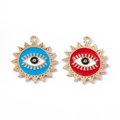 Alloy Enamel Pendants&nbsp;ENAM-G209-01KCG-01