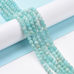 Natural Amazonite Round Beads Strands&nbsp;G-A025-01A