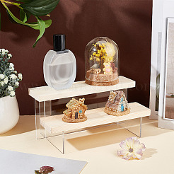 2-Tier Transparent Acrylic Model Toy Assembled Holder&nbsp;ODIS-WH0329-65B