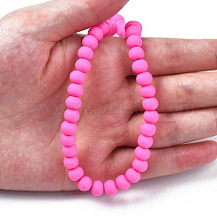 Handmade Polymer Clay Beads Strands&nbsp;CLAY-N008-053-03
