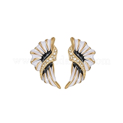 304 Stainless Steel Wing Dangle Stud Earrings&nbsp;EJEW-F392-04G
