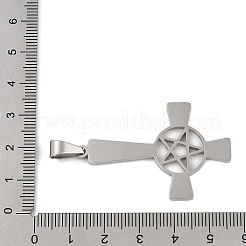304 Stainless Steel Pendants&nbsp;STAS-C116-02P