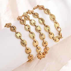 304 Stainless Steel Oval Link Chain Necklaces & Bracelets Sets for Women&nbsp;SJEW-F228-01G