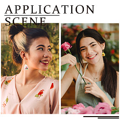 9Pcs 9 Style DIY Shell/Flower/Leaf/Feather Shape Earring Ornament Silicone Molds&nbsp;DIY-TA0004-28