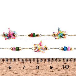 Handmade 316 Stainless Steel Starfish Link Chains&nbsp;CHS-N006-03F-G