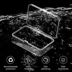 6Pcs PP Plastic Bead Containers with Hinged Lid&nbsp;CON-SP0001-24