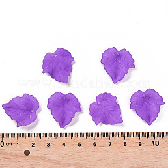 Autumn Theme Transparent Frosted Acrylic Pendants&nbsp;X-PAF002Y-8