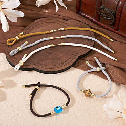 4Pcs 4 Colors Braided Nylon Cord Bracelet Making&nbsp;MAK-TA0001-26B