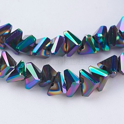 Electroplate Glass Beads Strands&nbsp;EGLA-J145-6mm-FP05