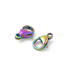 304 Stainless Steel Lobster Claw Clasps&nbsp;STAS-T065-10mm-34RC