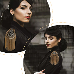 Detachable Iron Tassel Epaulettes&nbsp;FIND-FH0005-47G