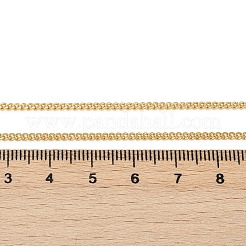 Brass Curb Chain Necklaces&nbsp;X-NJEW-K123-09G