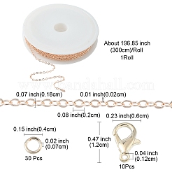 DIY Chain Bracelet Necklace Making Kit&nbsp;DIY-YW0006-38