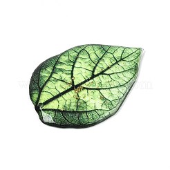 Epoxy Resin Leaf Pendants&nbsp;X-RESI-T057-91