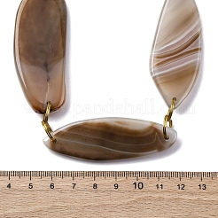 Natural Gray Agate Beads Strands&nbsp;G-K348-09