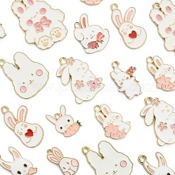 50Pcs 10 Styles Alloy Enamel Pendants&nbsp;ENAM-CJ0003-27