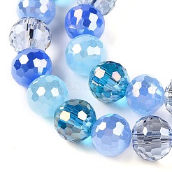 Electroplate Glass Bead Strands&nbsp;X-GLAA-Z006-01I