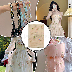 Fruit Polyester Embroidery Mesh Fabric&nbsp;KK-WH0558-10B