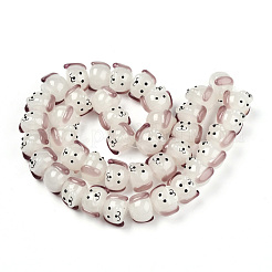 Handmade Lampwork Beads Strands&nbsp;LAMP-N021-42E