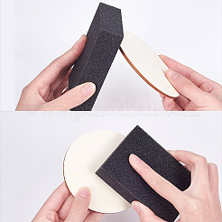 Wood Cabochons and Sponge Scouring Pads&nbsp;WOOD-PH0008-47