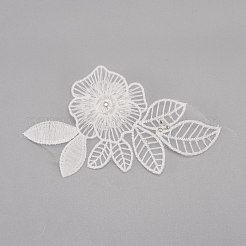 Milk Fiber Lace Embroidery Costume Accessories&nbsp;DIY-WH0019-52