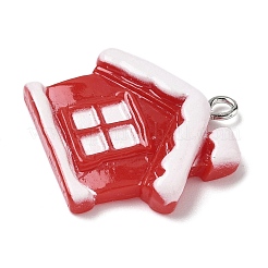Christmas Theme Opaque Resin Pendants&nbsp;RESI-I344-04P-05