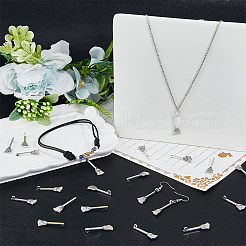 140Pcs Tibetan Style Zinc Alloy Broom Pendants&nbsp;TIBEP-FH0001-28