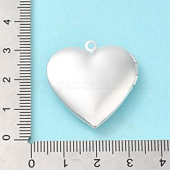 Rack Plating Brass Locket Pendants&nbsp;KK-M263-02A-S