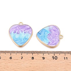 Rack Plating Alloy Enamel Pendants&nbsp;LS-ENAM-N056-366KCG-03