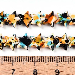 Spray Painted Synthetic Turquoise Beads Strands&nbsp;UNKW-T001-11K-05