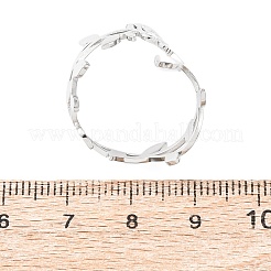 304 Stainless Steel Cuff Rings&nbsp;RJEW-D337-03P