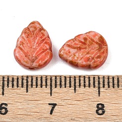 Czech Pressed Glass Beads&nbsp;GLAA-I061-06D