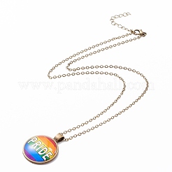 Rainbow Pride Necklace&nbsp;NJEW-F290-01F