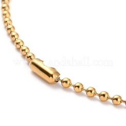304 Stainless Steel Ball Chain Necklaces&nbsp;NJEW-I245-04A-G