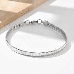 304 Stainless Steel Link Chain Bracelets for Women&nbsp;BJEW-Z178-12P