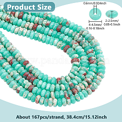 Synthetic Imperial Jasper Beads Strands&nbsp;G-WH0035-31B