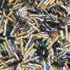 Glass Twist Bugle Beads&nbsp;SEED-XCP0001-43