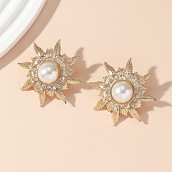 Sunflower Alloy Stud Earrings&nbsp;JU5633