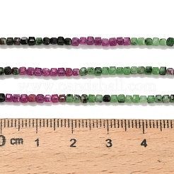 Natural Ruby in Zoisite Beads Strands&nbsp;G-L634-D08-2.5x2.5mm