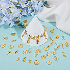 4Bags 2 Styles Tibetan Style Zinc Alloy 26 Letters Pendants&nbsp;FIND-SC0017-57G