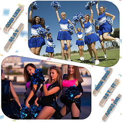 30Pcs 5 Styles Cheerleading Rhinestone Spirit Clips&nbsp;AJEW-SP0002-58A