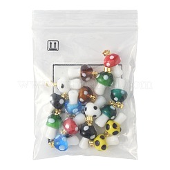 16Pcs 8 Colors Handmade Lampwork Pendants&nbsp;LAMP-FS0001-46