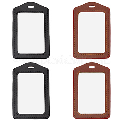 4Pcs 2 Colors Imitation Leather ID Card Holder&nbsp;AJEW-CL0001-09